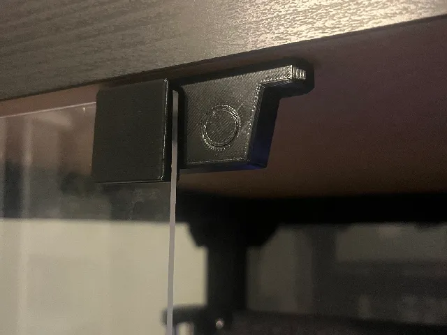 Magnetic door for lack enclosure