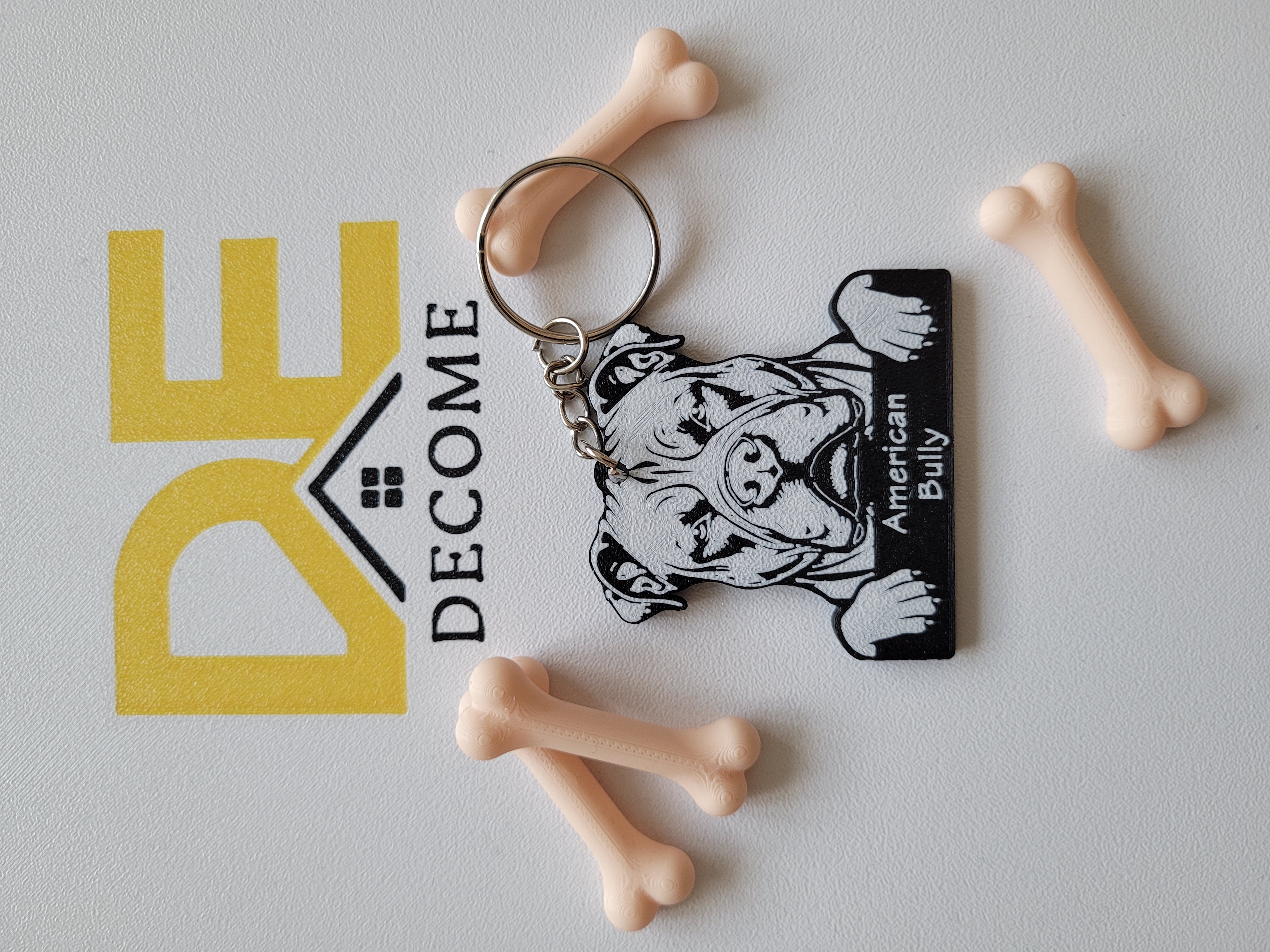 American Bully Keychain