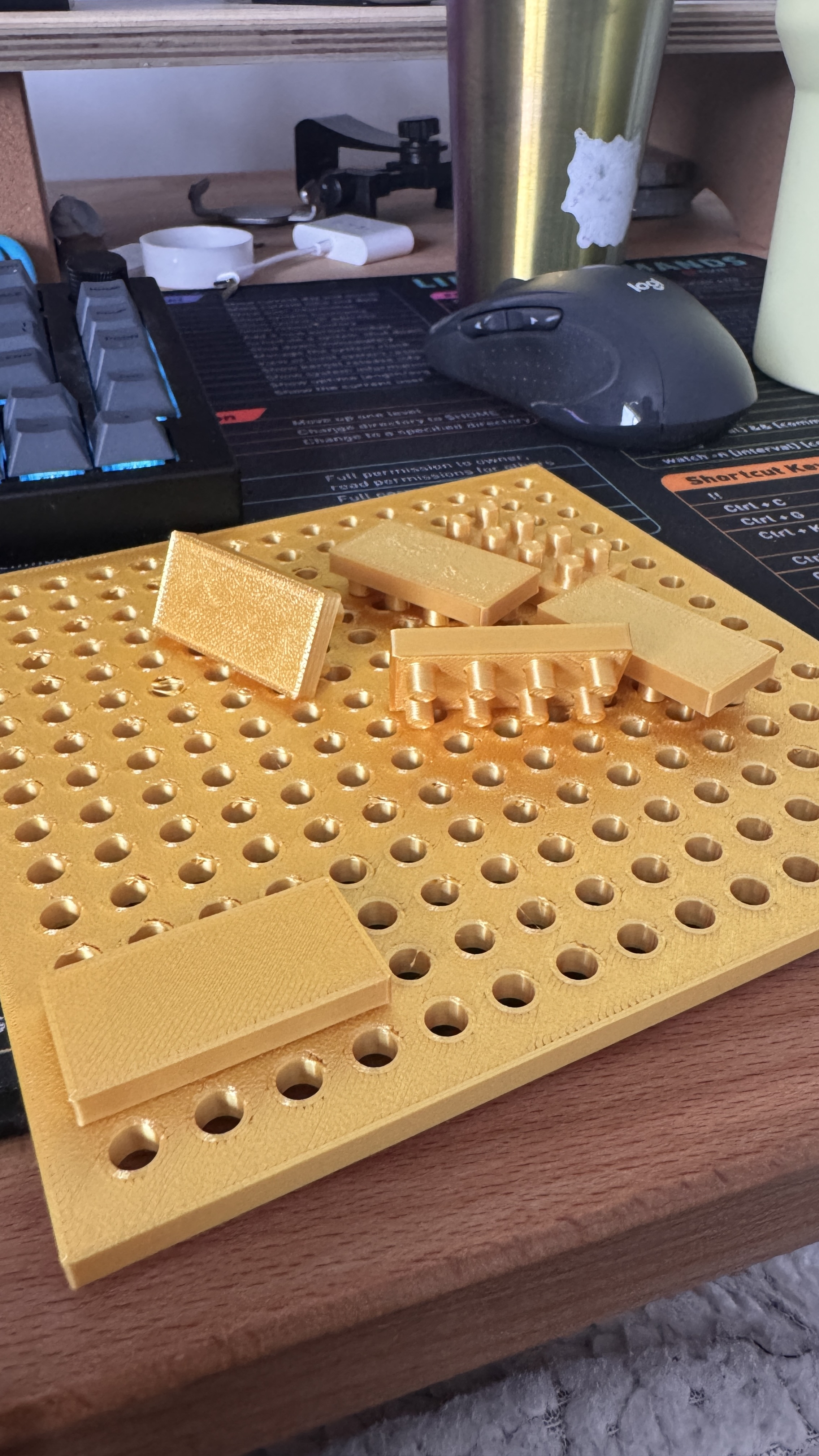 Electronics Prototyping Base Plate(3mm Hole Grid, 10mm Spacing)