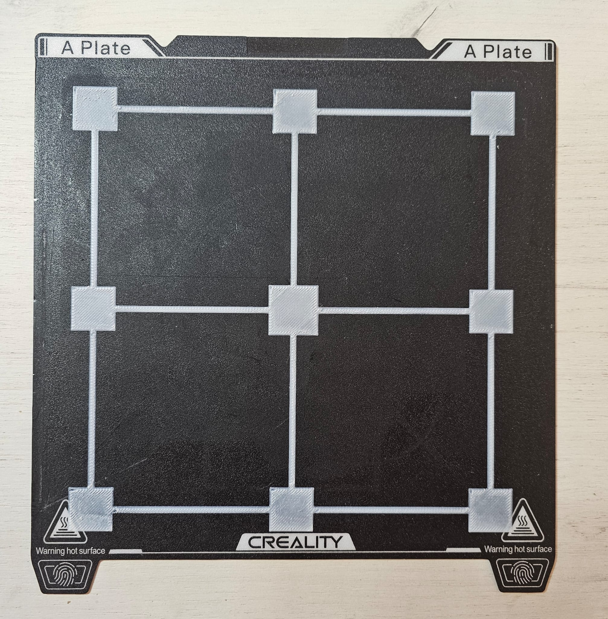 First layer (Bed level test)
