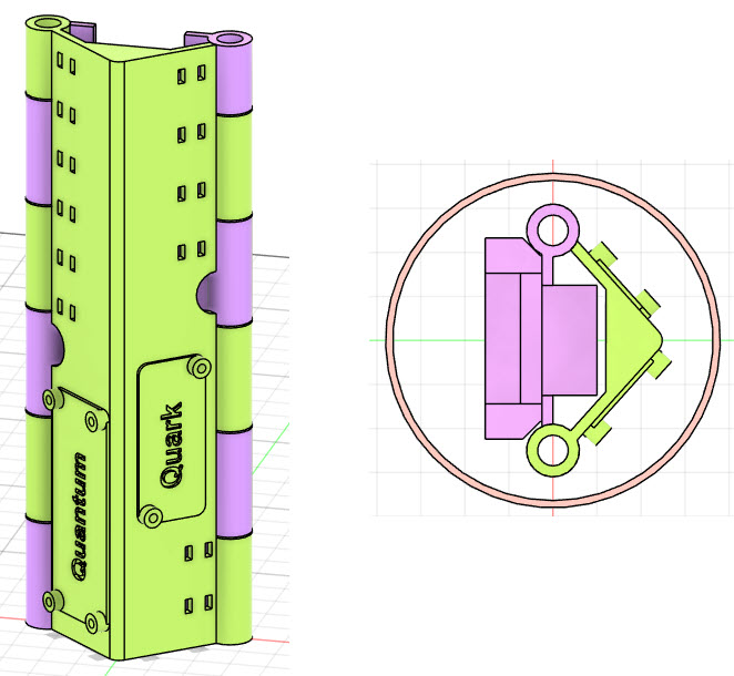 Dual Deployment Sled for Wildman 3" Punisher Nosecone Coupler