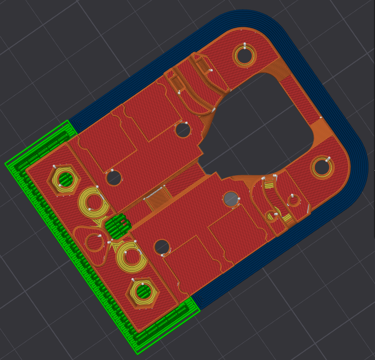 Monolith Carriage for XOL/A4T 9mm belts repaired