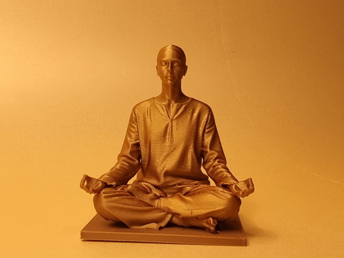 Meditation statue