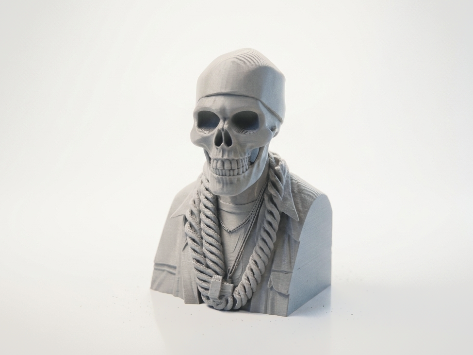 Cool Skeleton Bust Skull Sculpture 3D Printable