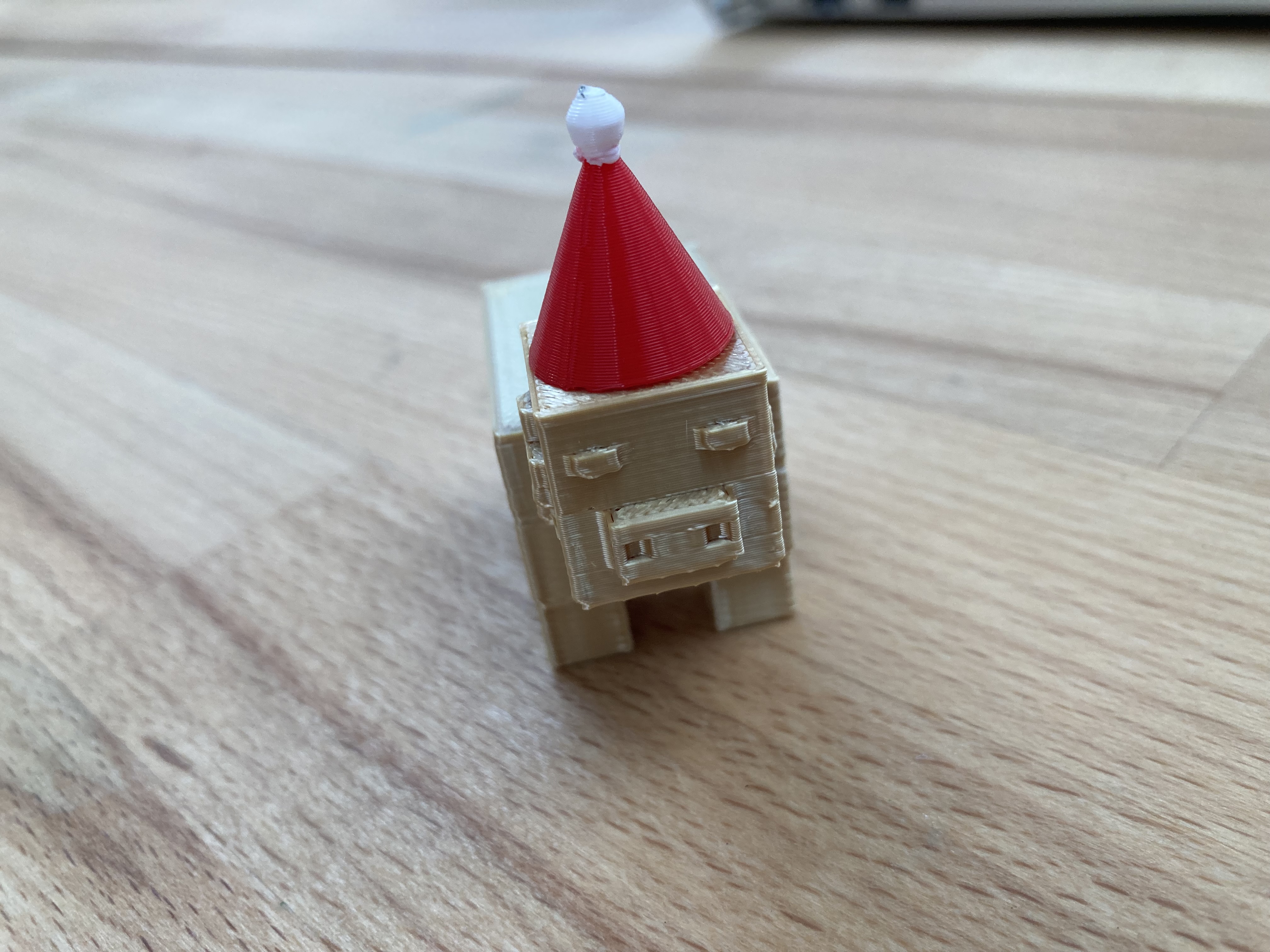 Vánoční Minecraft prase — miniatura 2