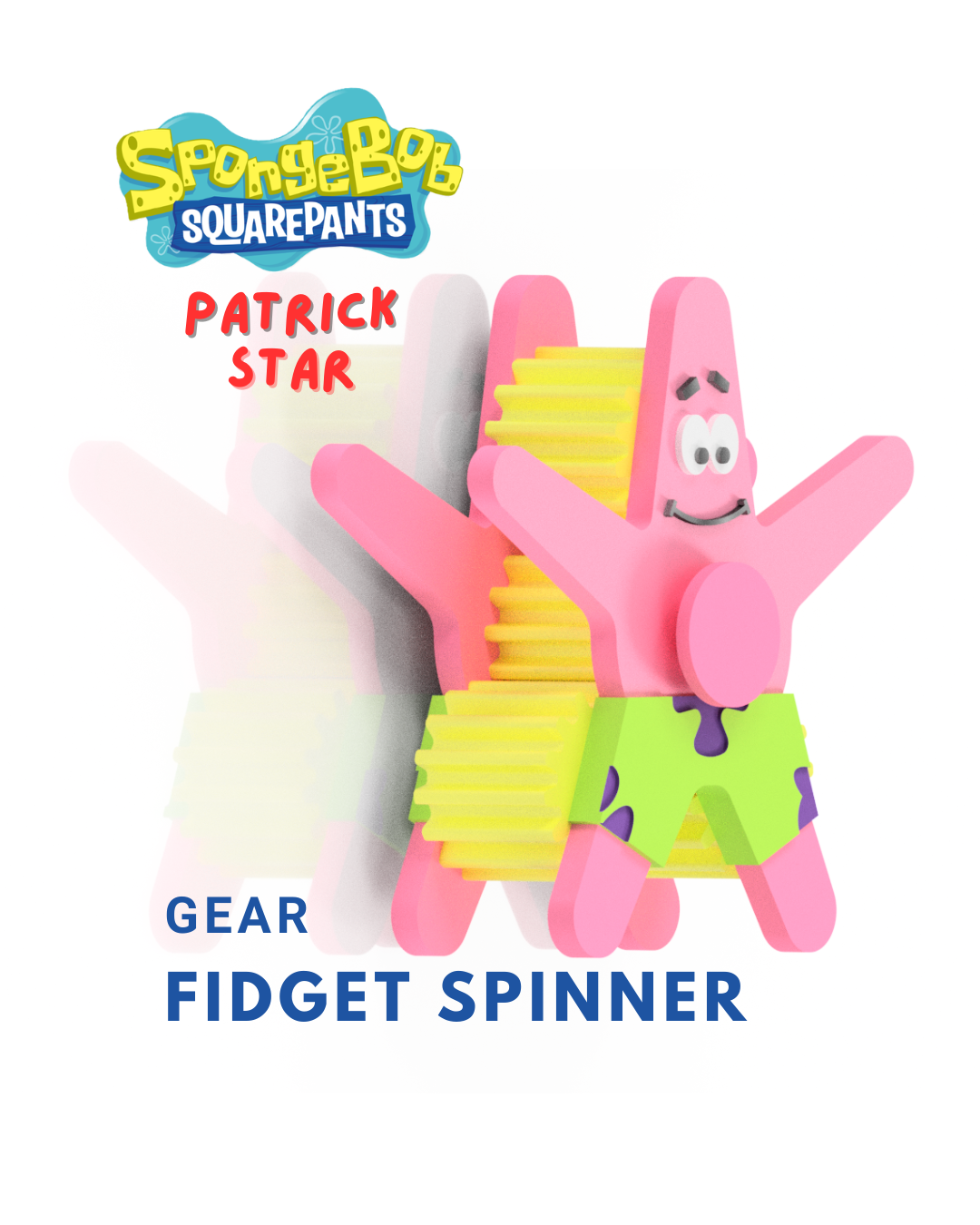 Patrick Star Gear Fidget Spinner