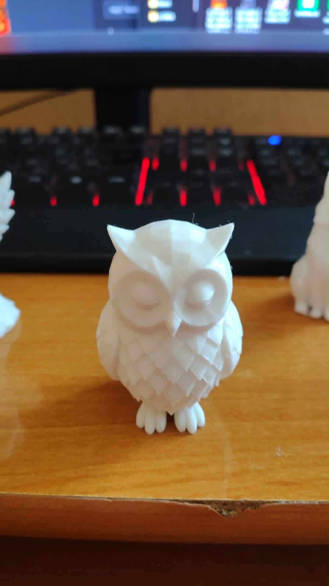 Cute Owl Figurine – Woodland Decoration