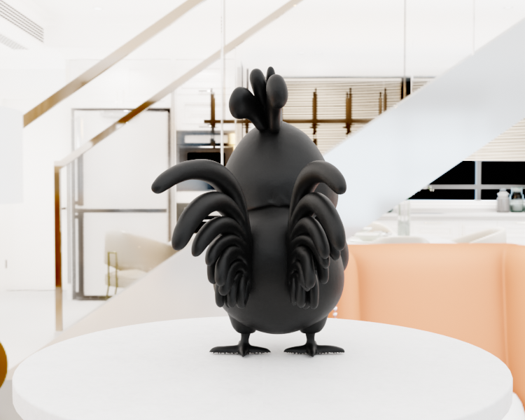 Miniatura 9 do modelo 3D Grumpy Chicken