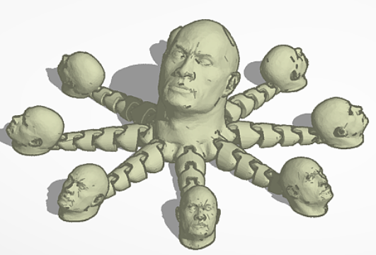 The Rock Octo Rocktopus key chain v1