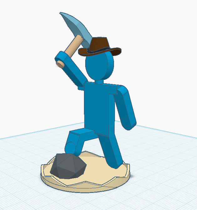 Supraland Blue Plumber Statue