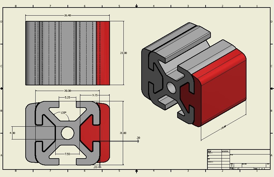 canal5 (nut5) Aluminium profile tool's