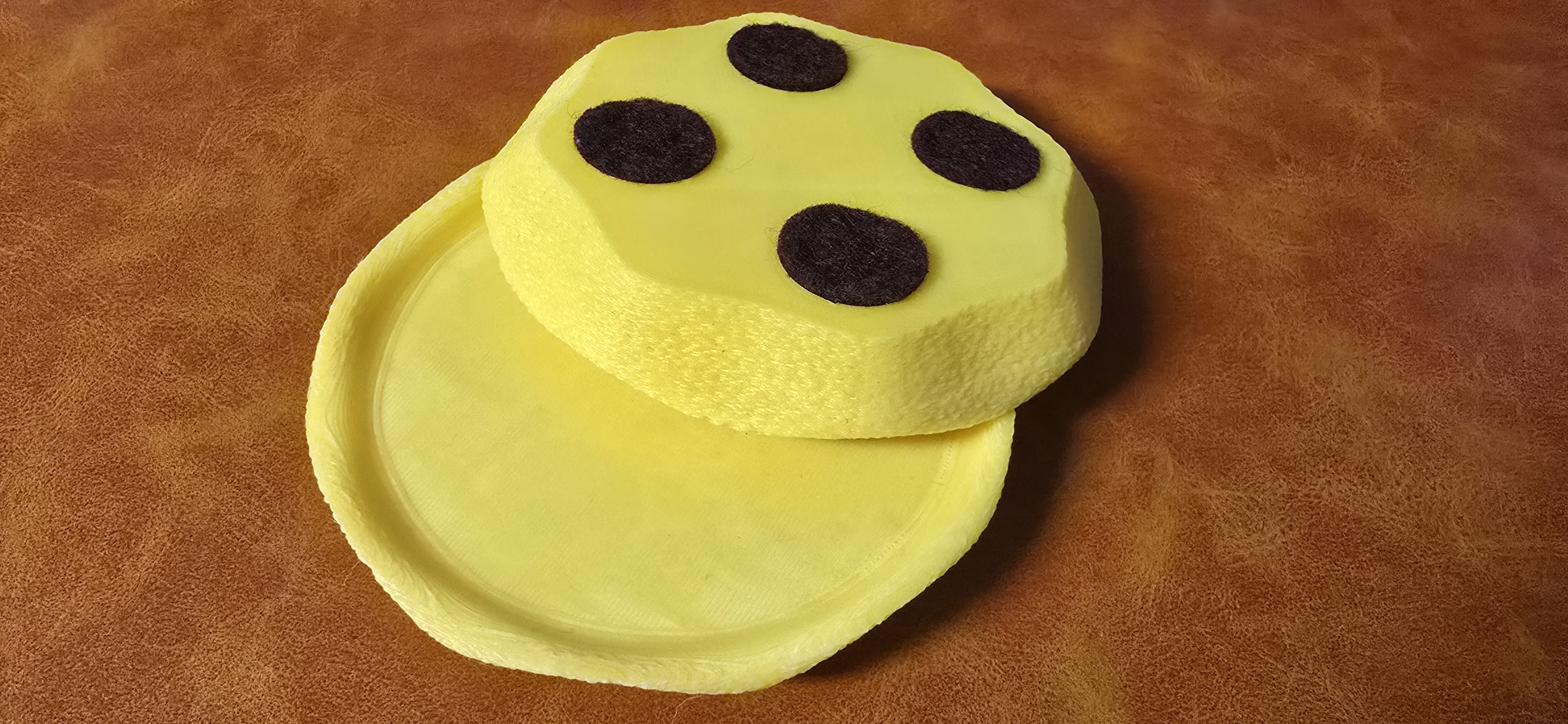 Fuzzy Skin Wavy Coaster