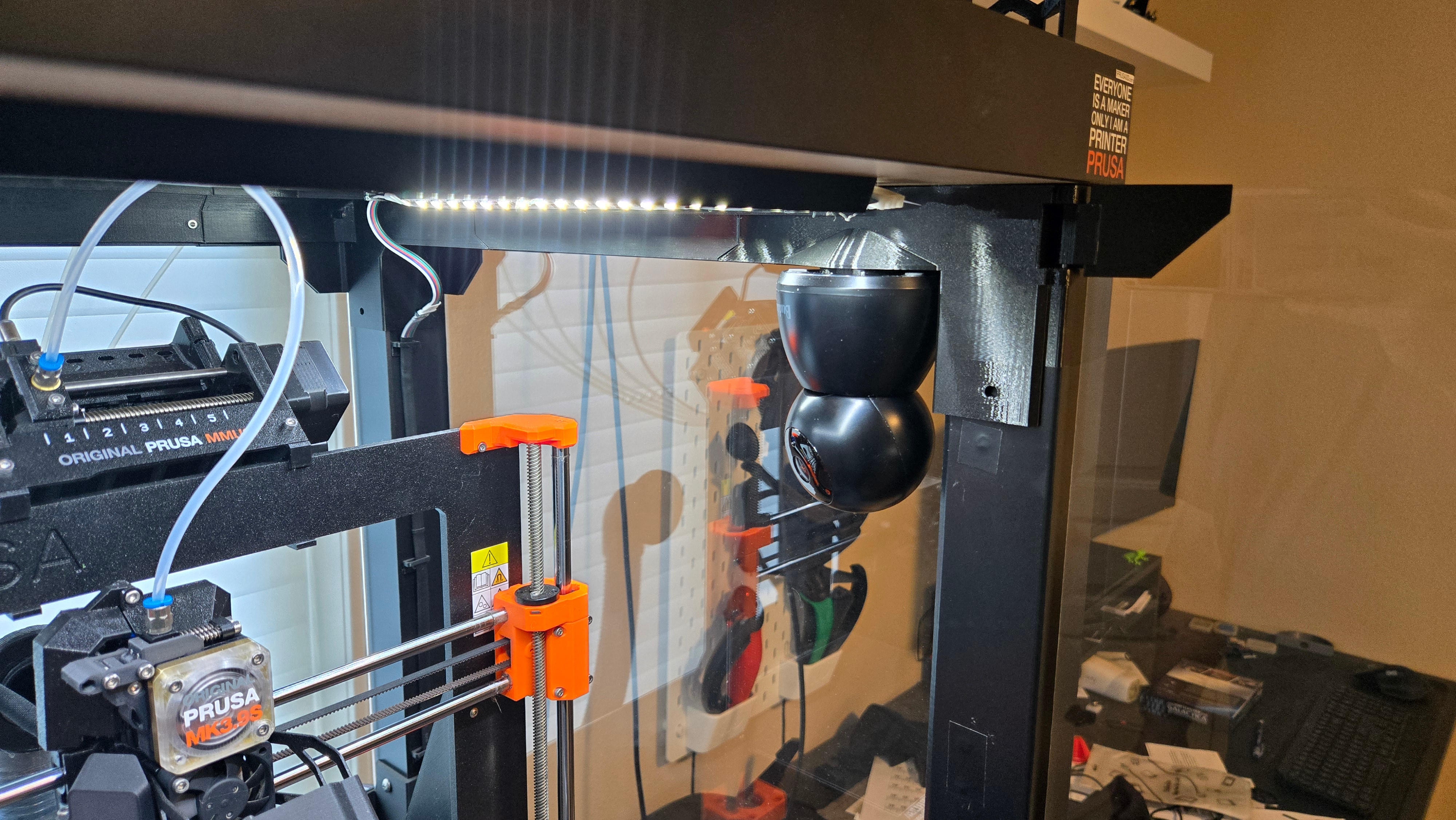 Prusa Enclosure V2 Buddy3D Camera Mount