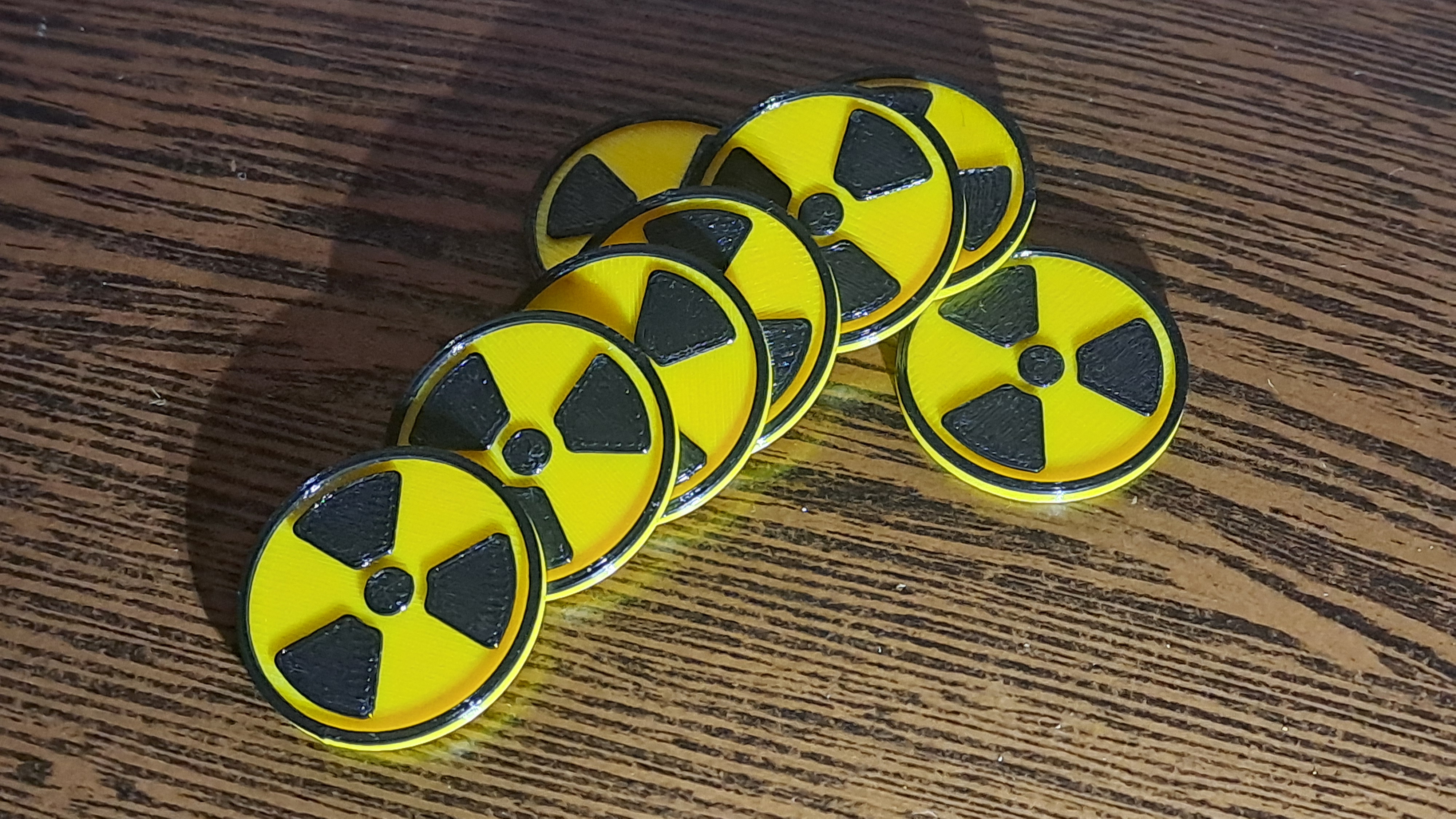 Radioactive coin 50 eurocents / 10 CZK