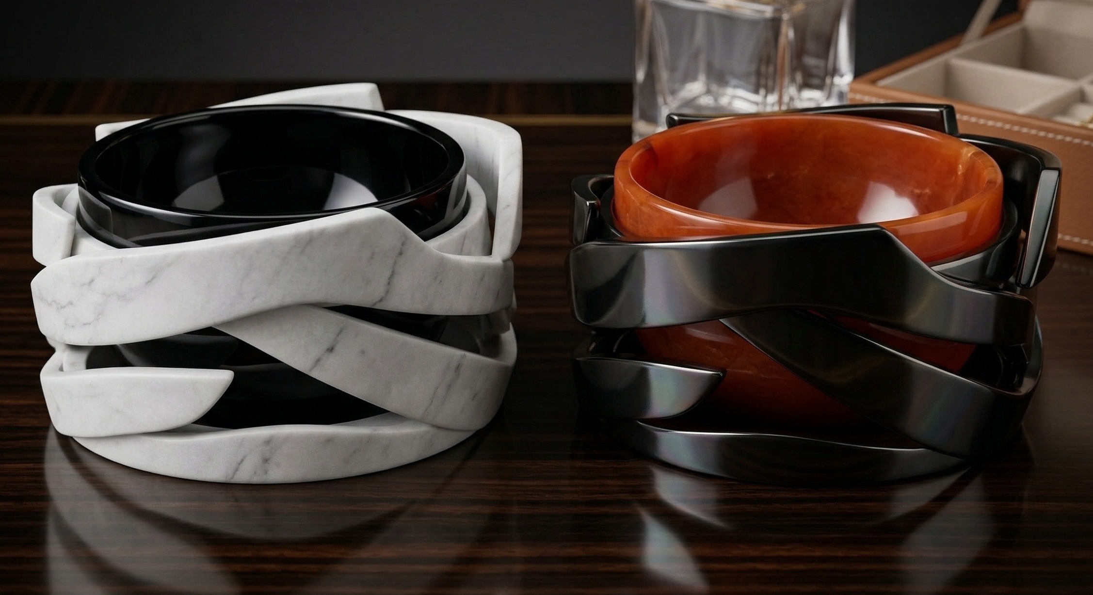 Spiral Two-Part Bowl
