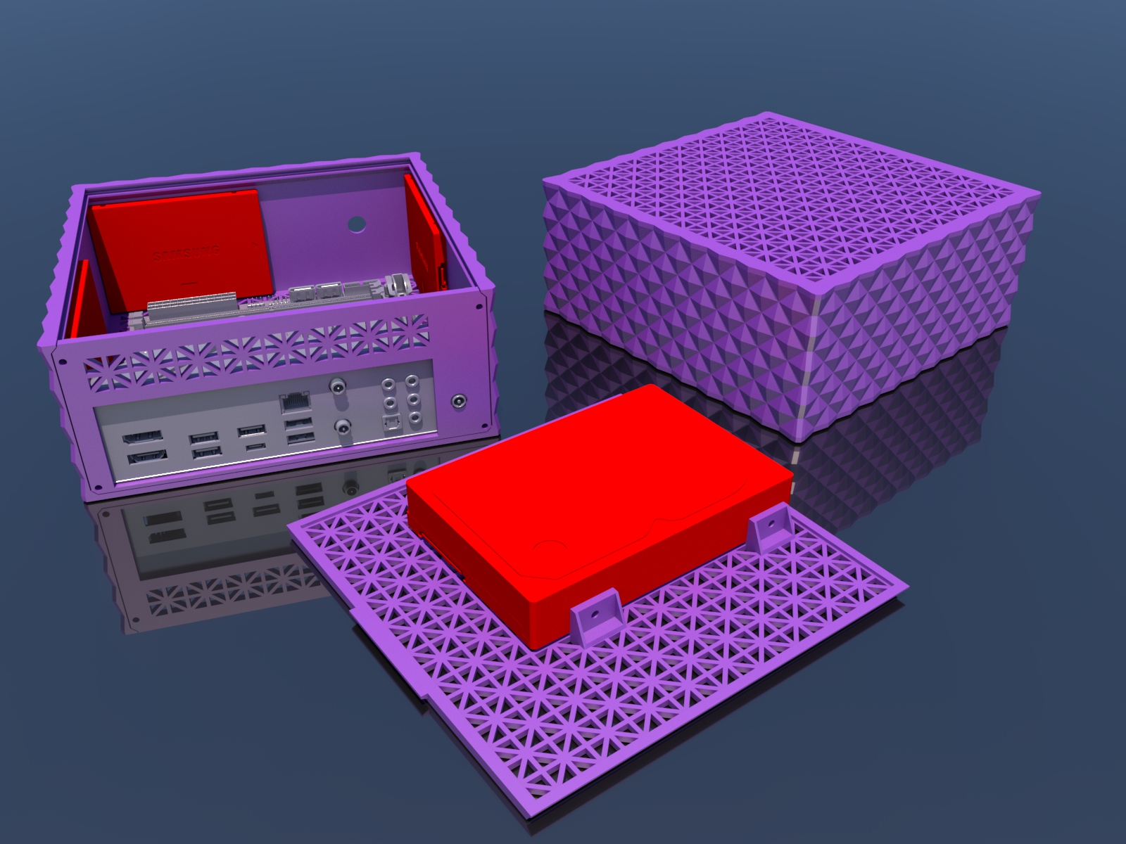Mini ITX PC case - HDD/SSD Remix