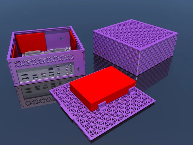 Mini ITX PC case - HDD/SSD Remix