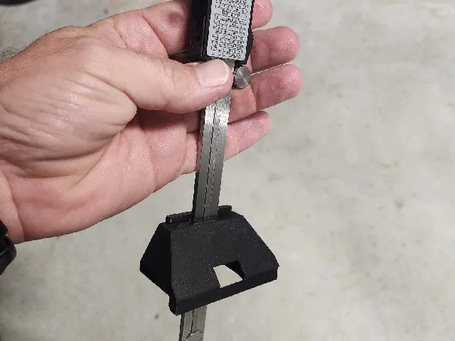 Z Stepper Adjustment Spreadsheet and Digital Caliber Depth Guage Base