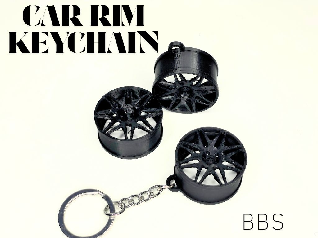 Car Rim Keychain - BBS