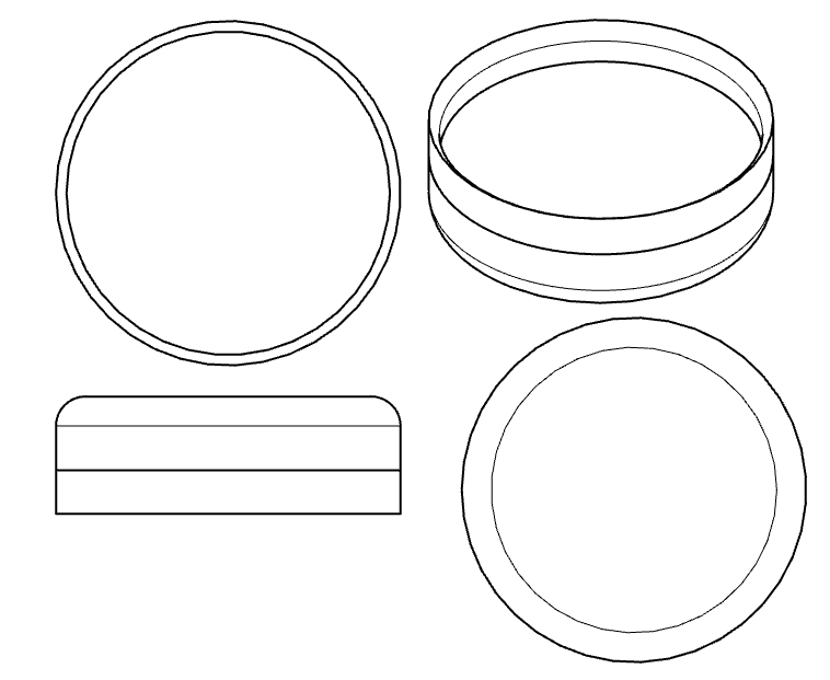 Miniatura 6 do modelo 3D Round Table Leg Support