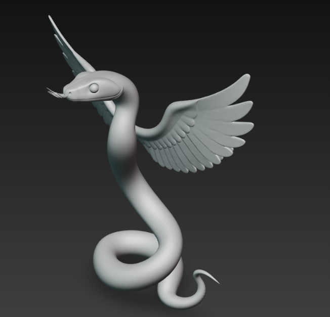 winged snake — miniatura 4