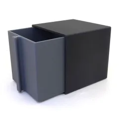 Modular Storage box with sliding drawer