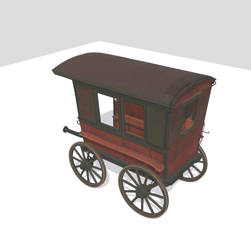 Open Carriage Scale Model - Pioneer Third Class