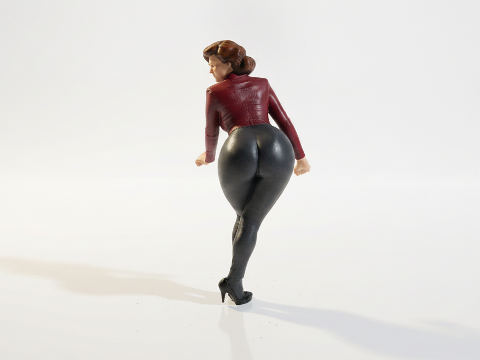 Curvy Female Figurine Statue 3D Printable