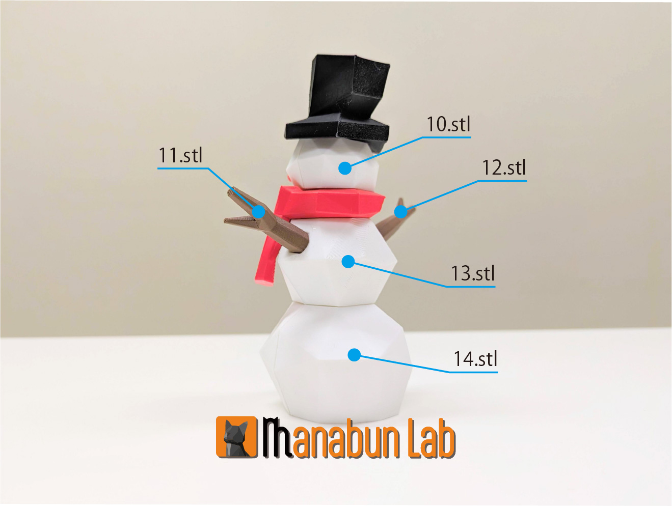 Low Poly Snowman Puzzle — miniatura 11