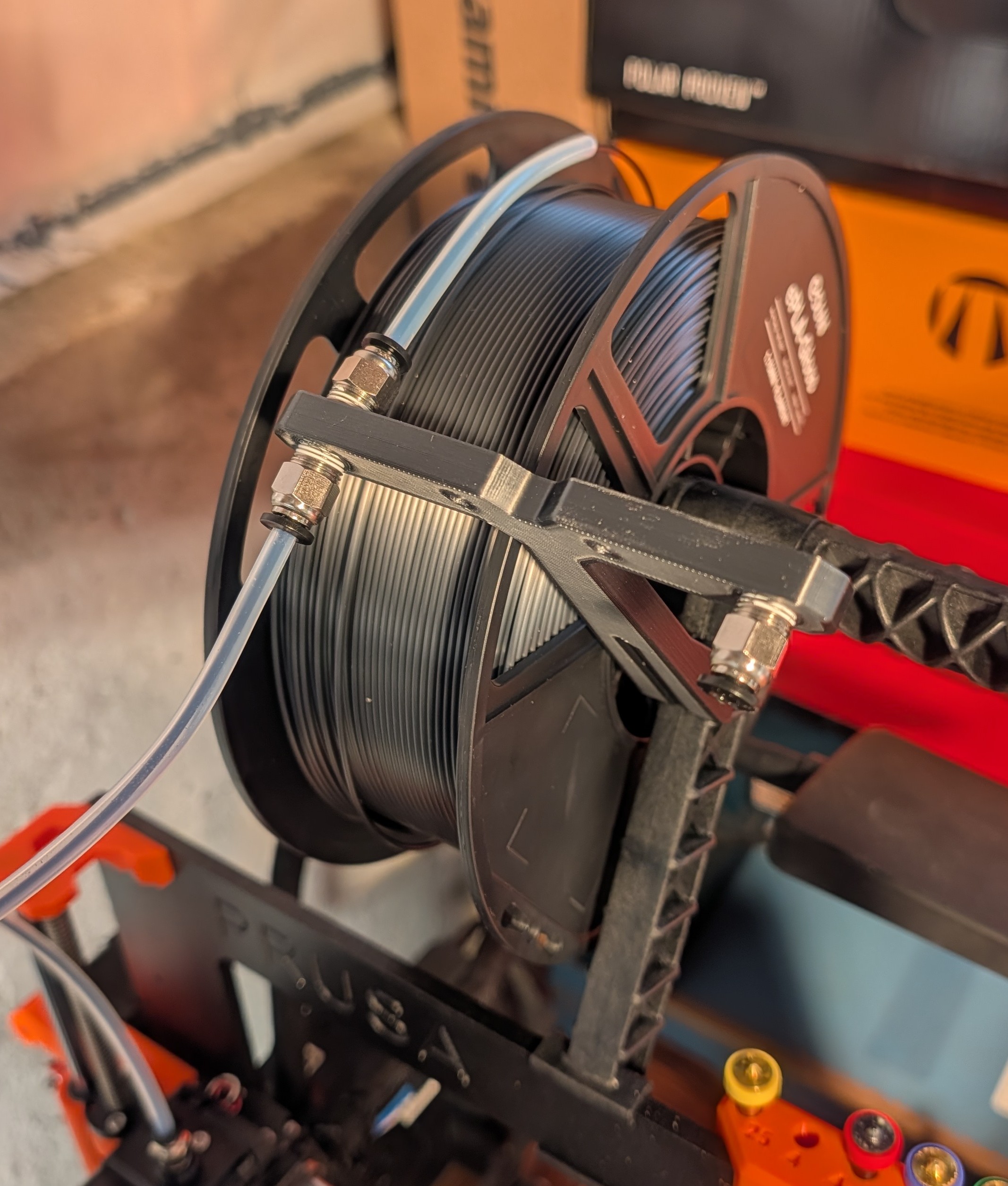 Filament Guide with PC4-M10 Connectors for Reverse Bowden