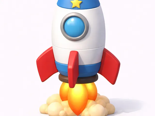 Low Poly Toy Rocket