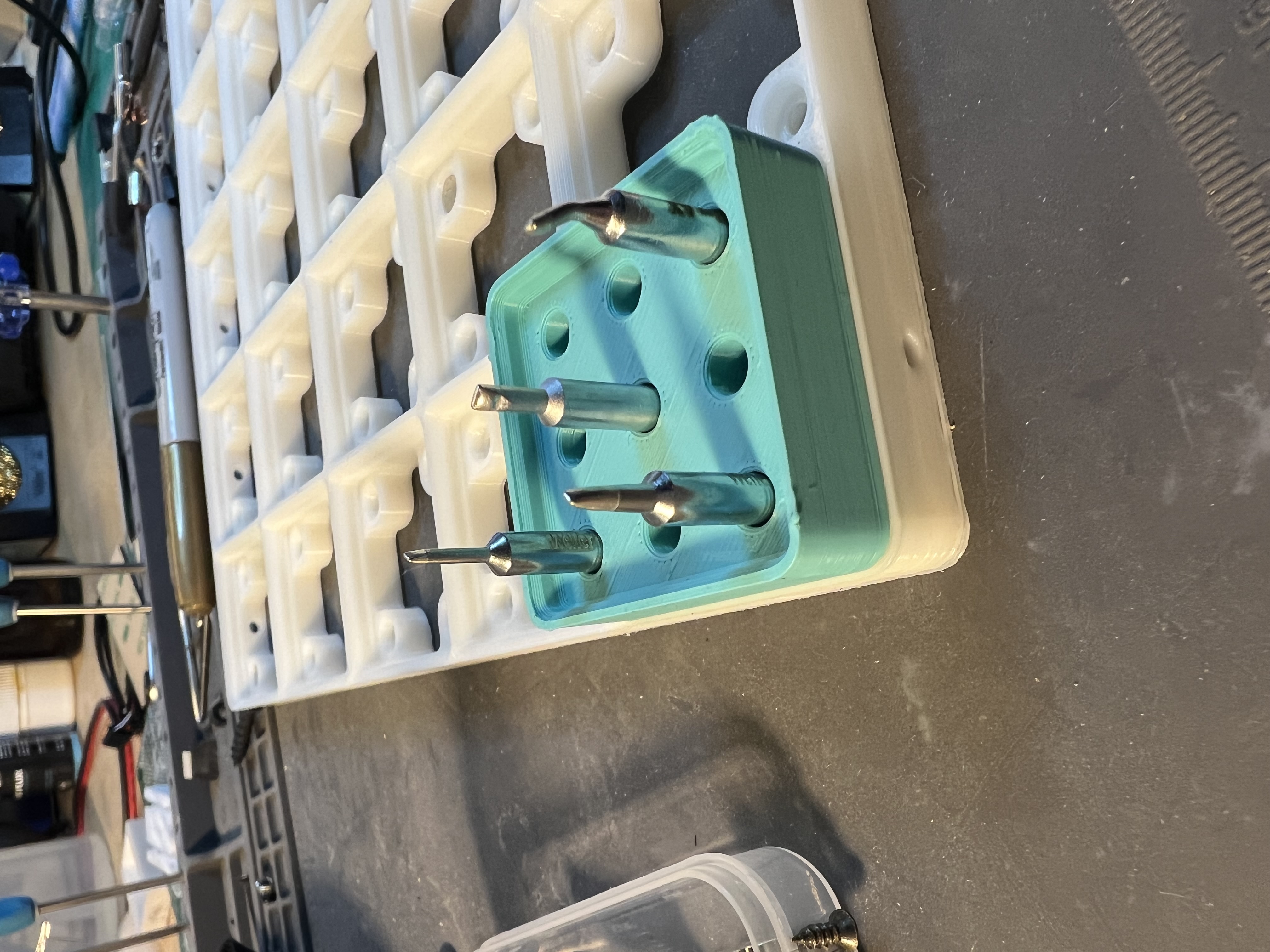 Gridfinity holder for Weller XNT soldering tips
