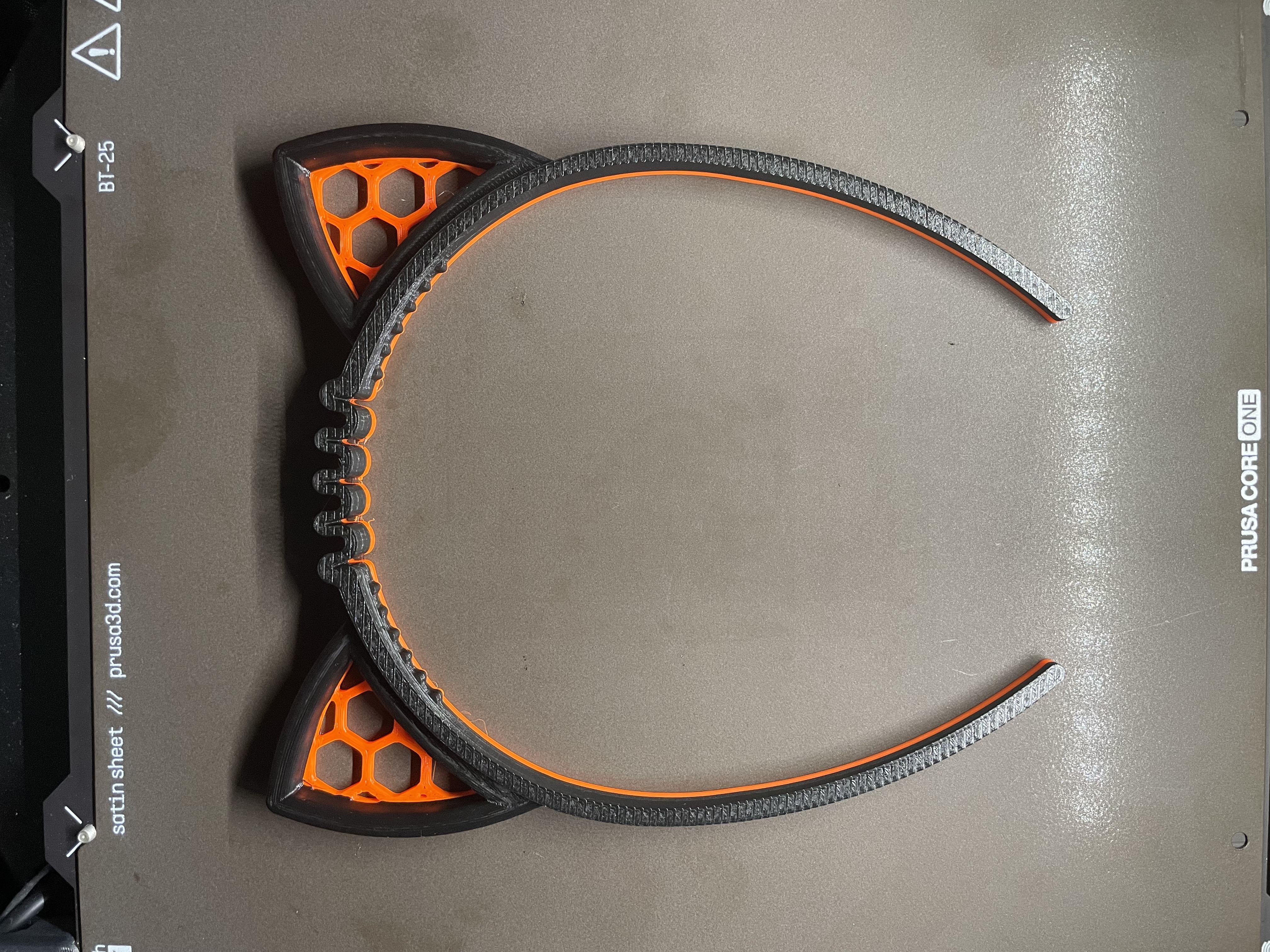 Prusa Cat Ears (for femboys enthusiastic about 3d printing and the company Prusa)
