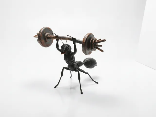Gym Ant Weightlifting Figurine 3D Printable