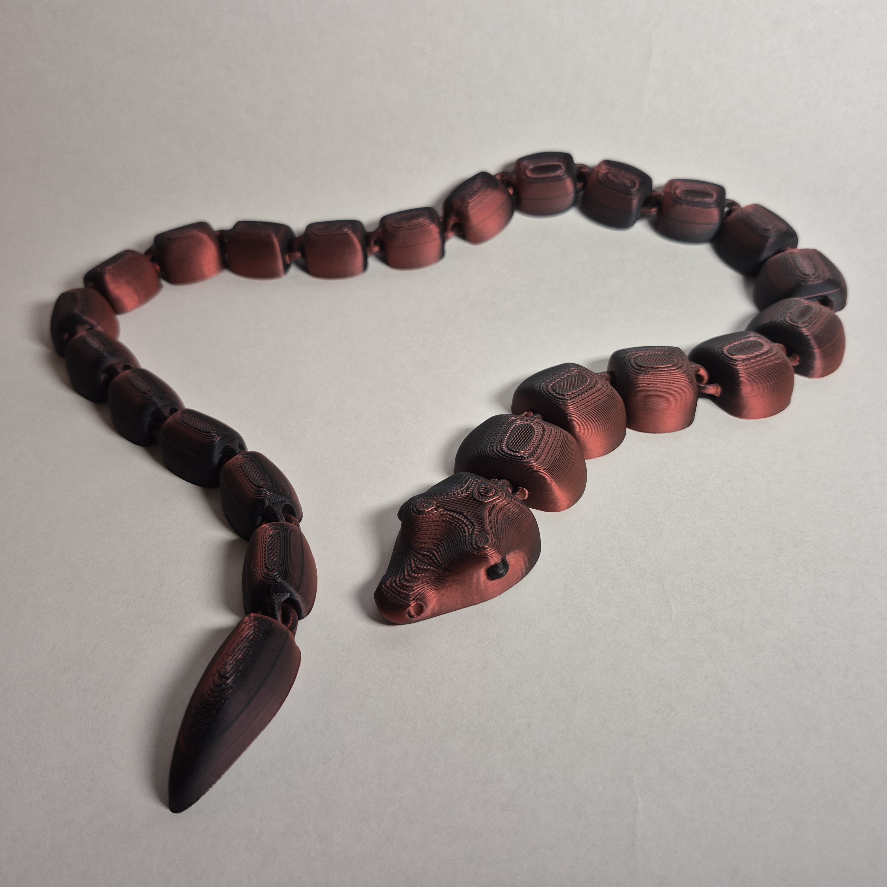 Super Long Smooth Snake – 23-Link Articulated Model