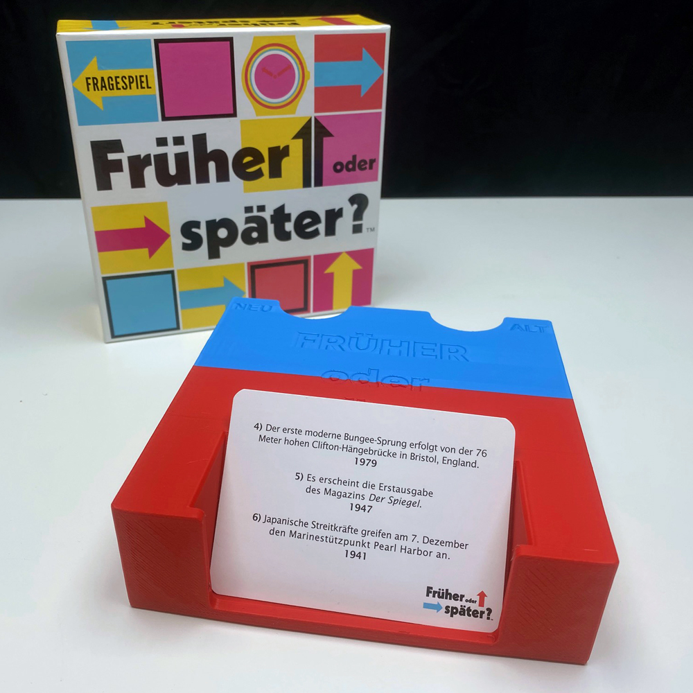 Inlay for FRÜHER ODER SPÄTER