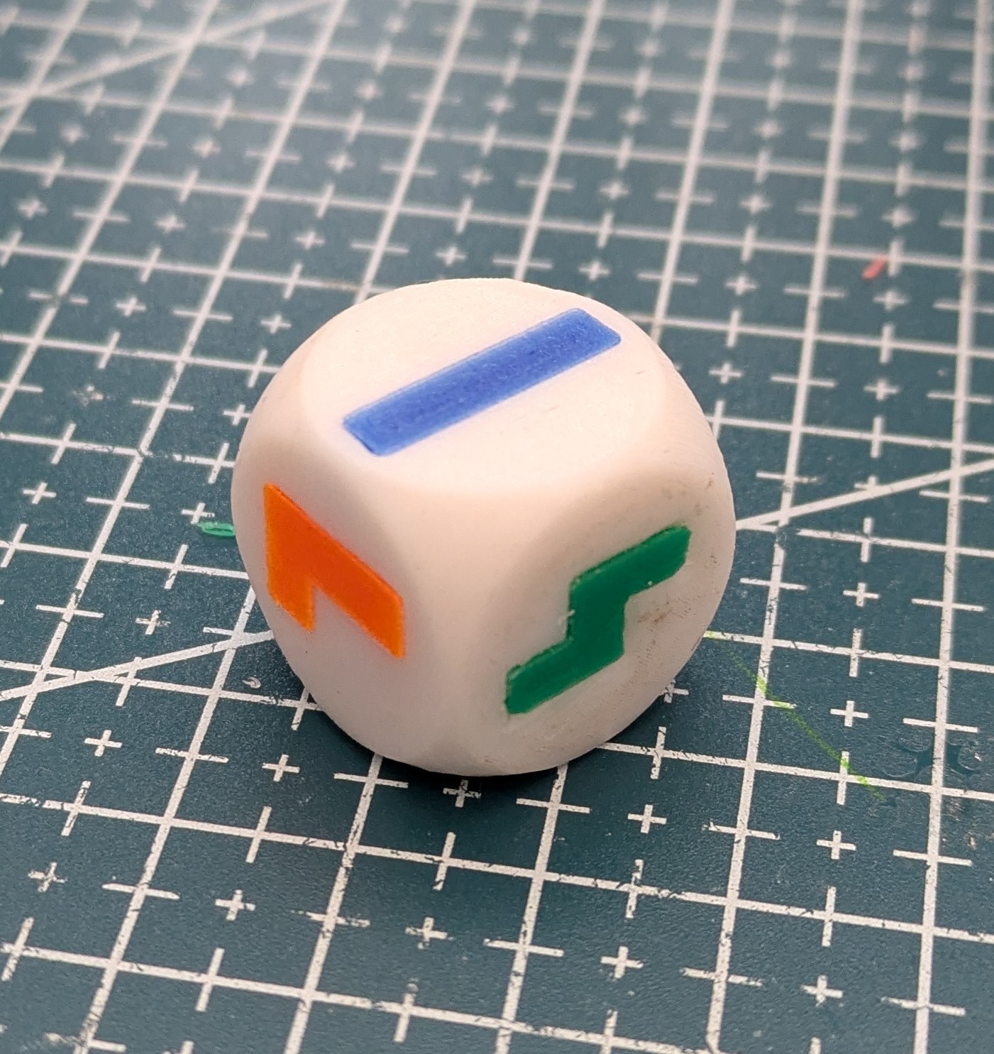 Dice for balance tetris