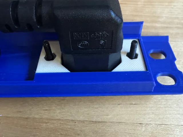Mod10 C14 power inlet mount