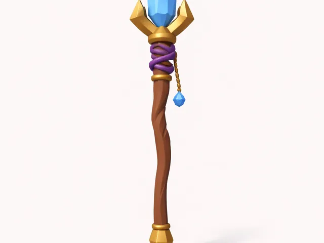 Low Poly Magic Staff