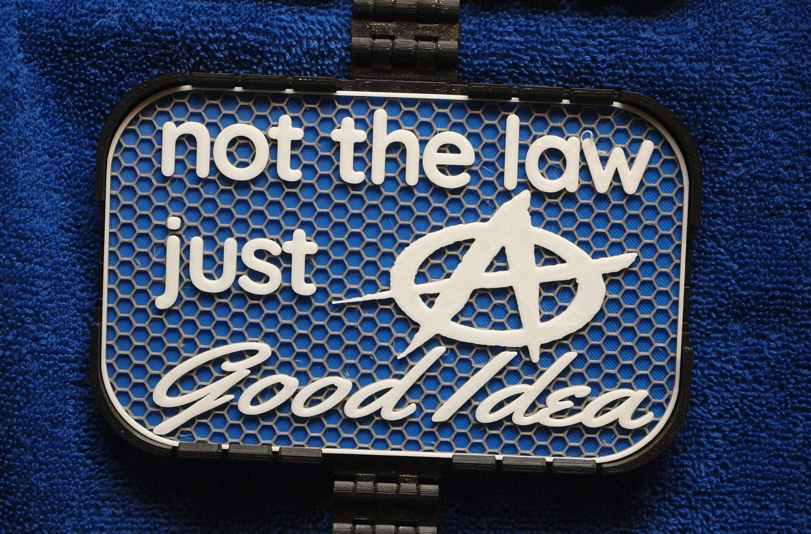 Anarchy: Not the Law sign