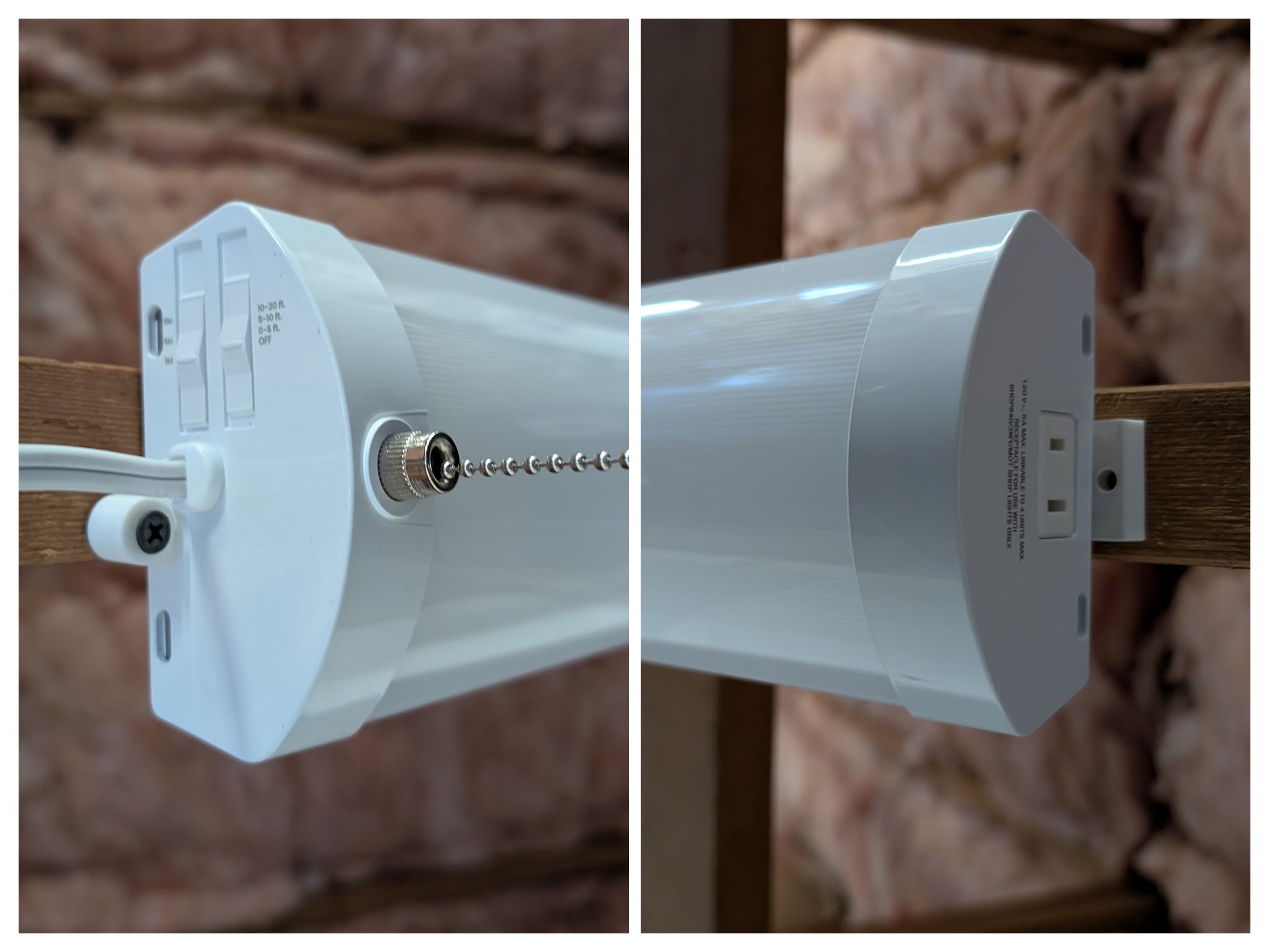 Stop your shop light from falling off the ceiling