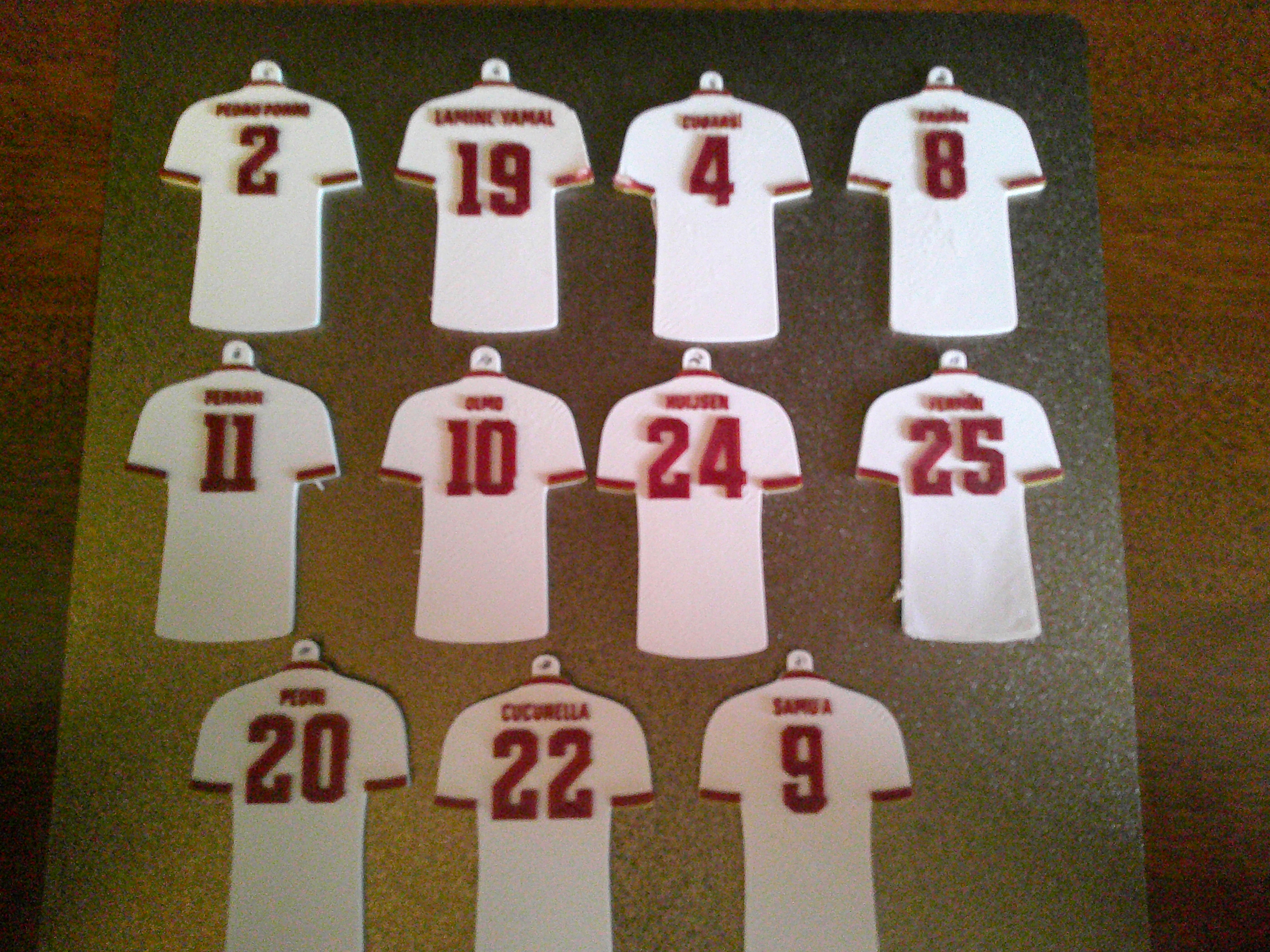 Spain 2026 Away Jersey Keychains