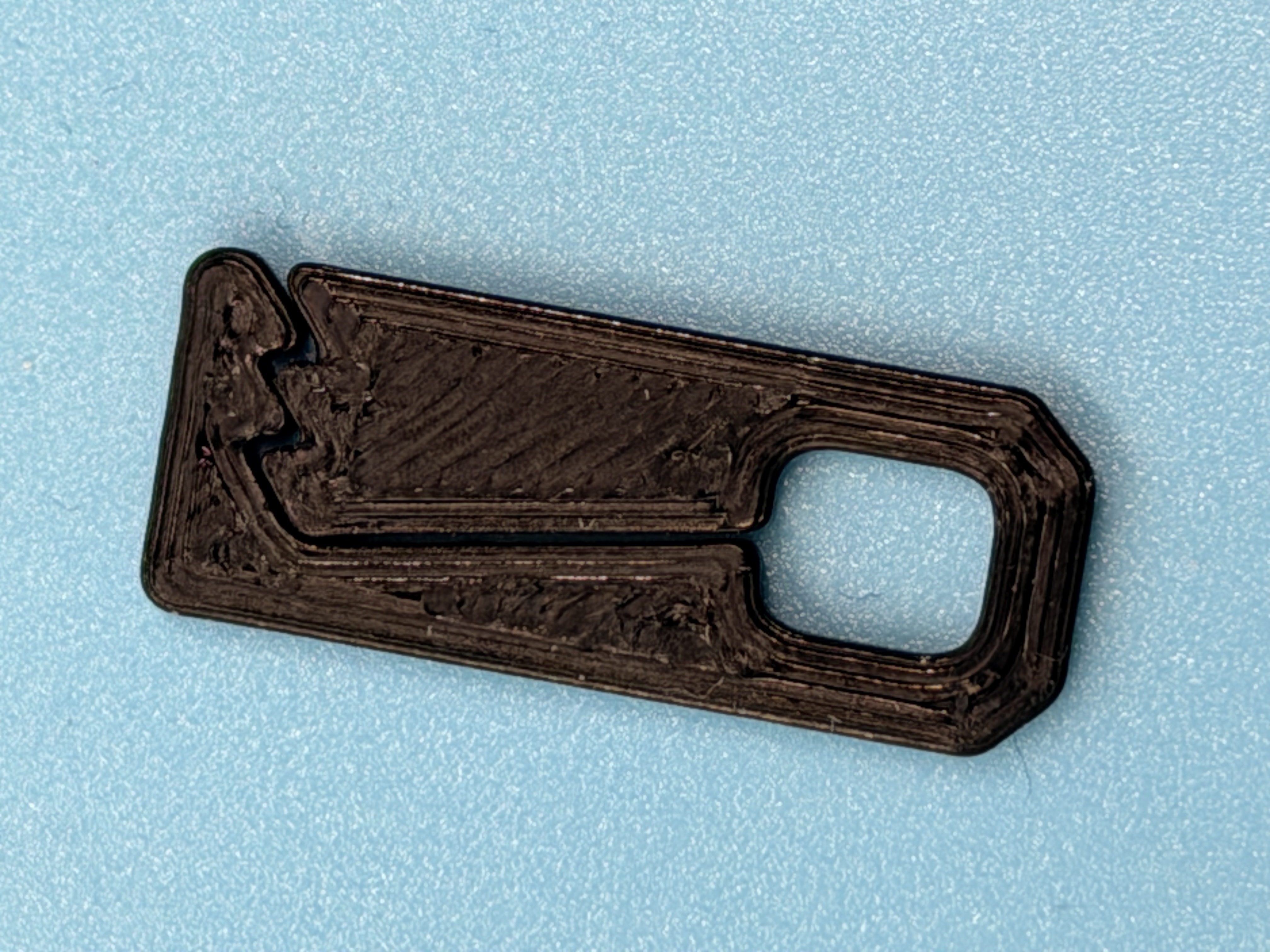 Robust Zipper pull replacement (Ratchet) — Remix with more clearance