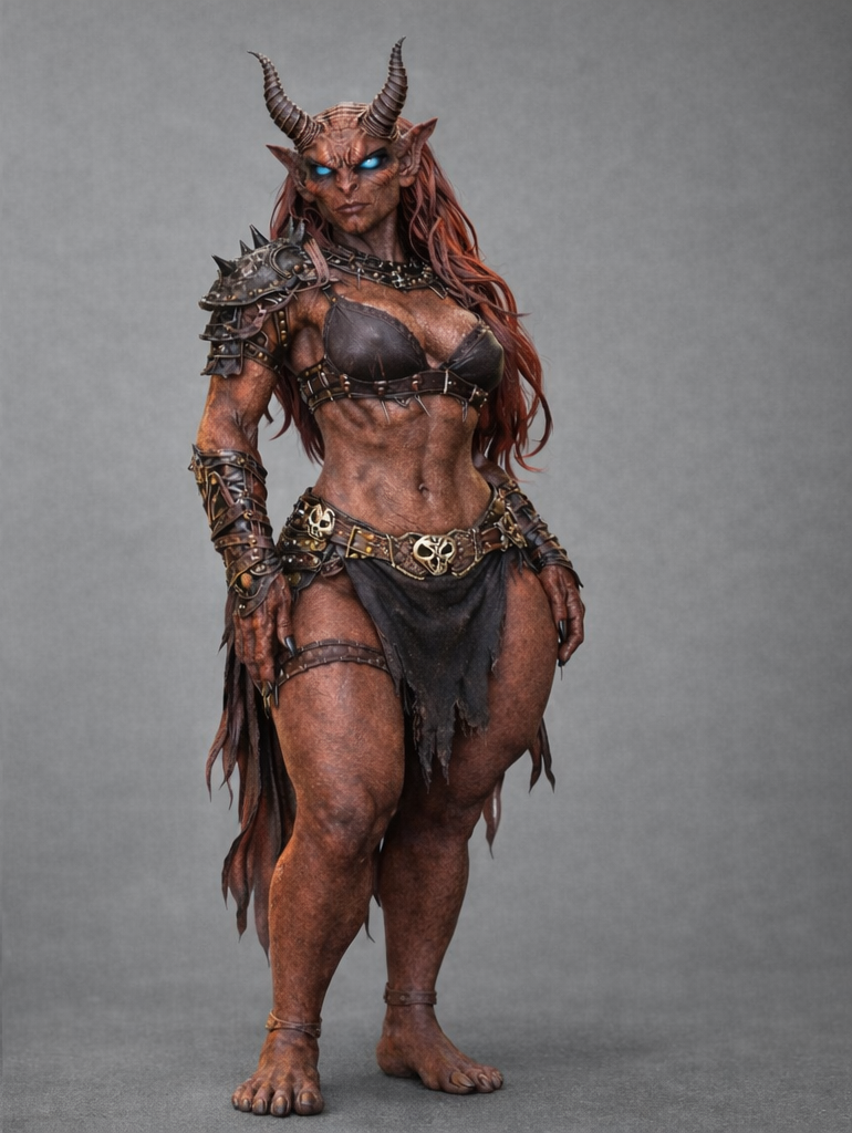 Infernal Oni Matriarch – Demon Warrior Fantasy Figure