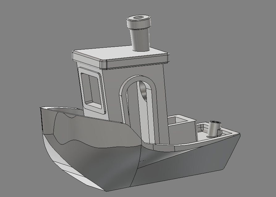 50% Scale Benchy Practice Model
