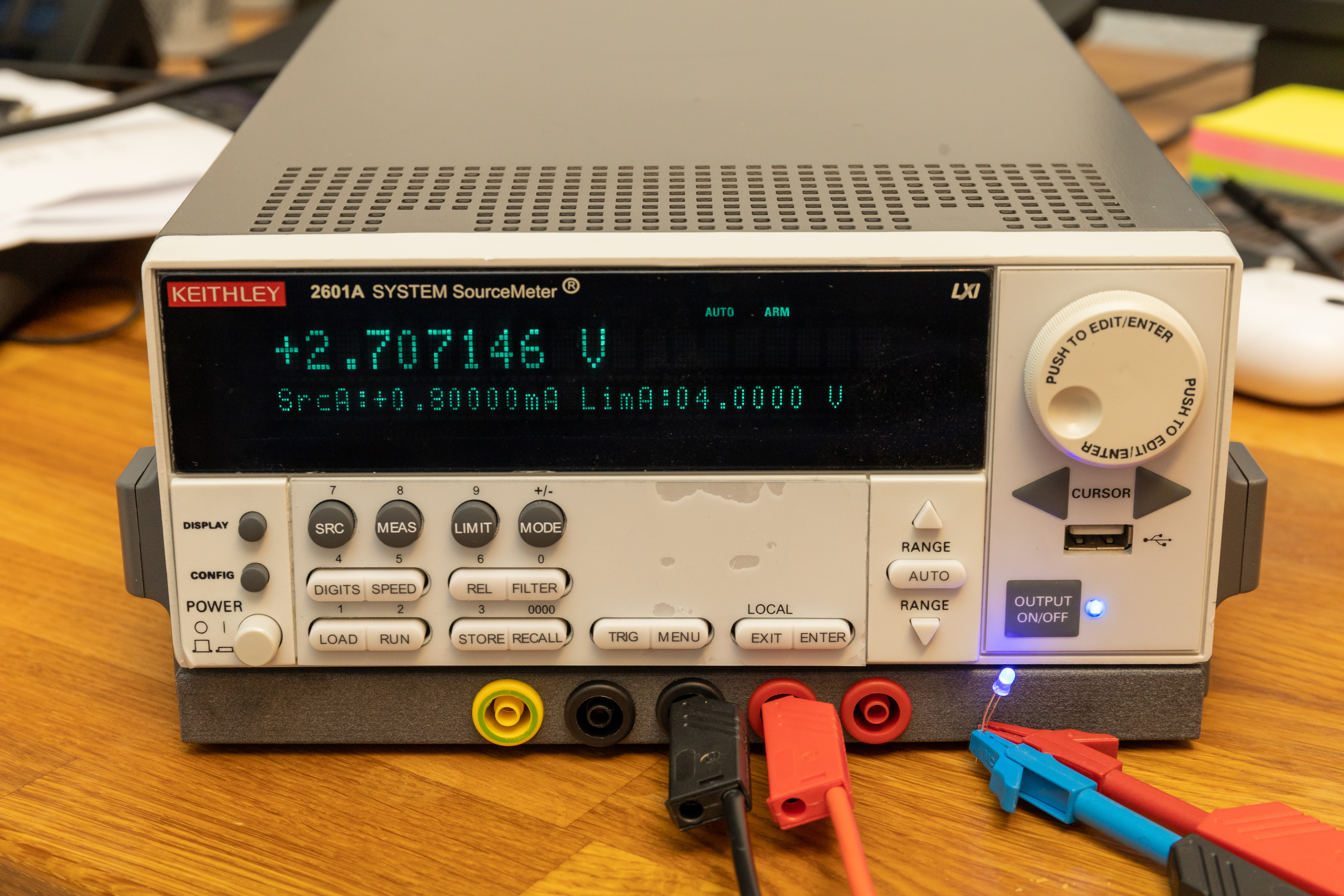 Keithley 2600 front panel breakout
