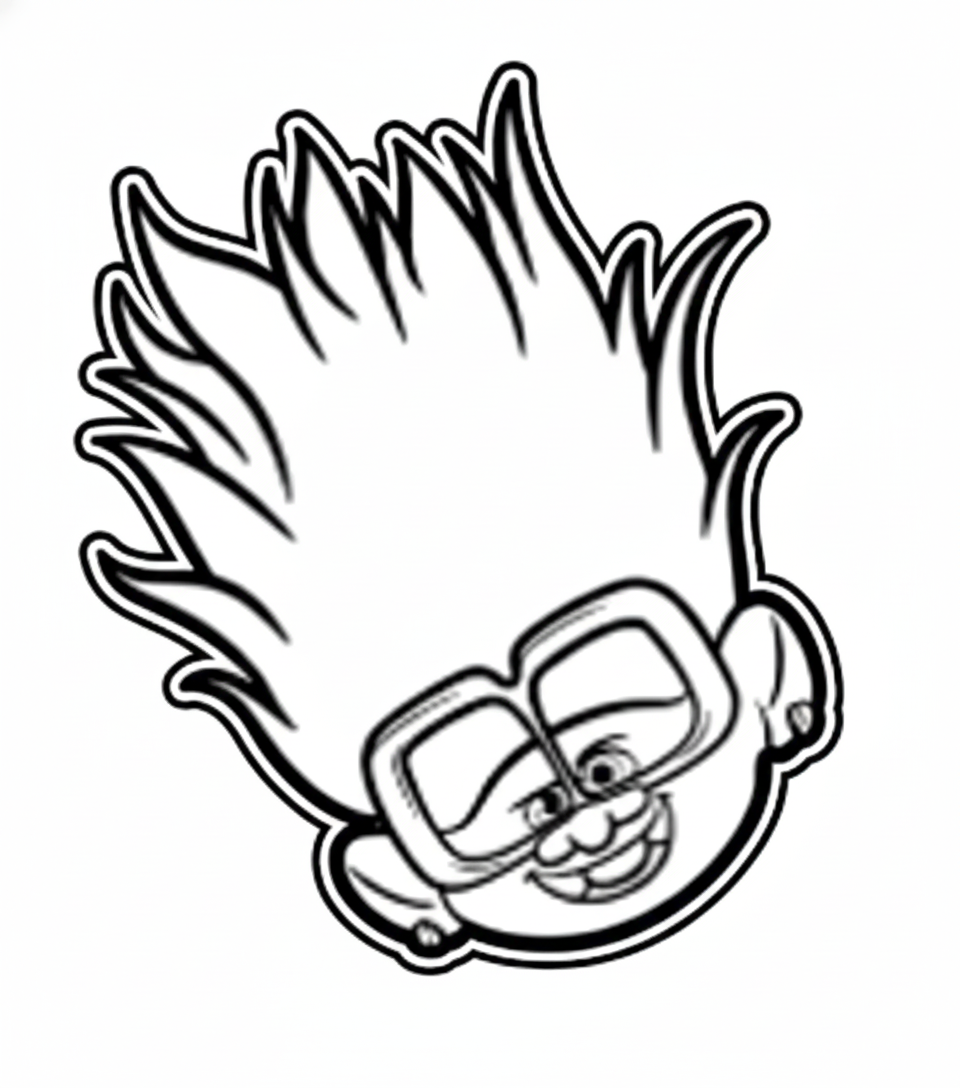 Tiny Diamond Trolls Cookie Cutter