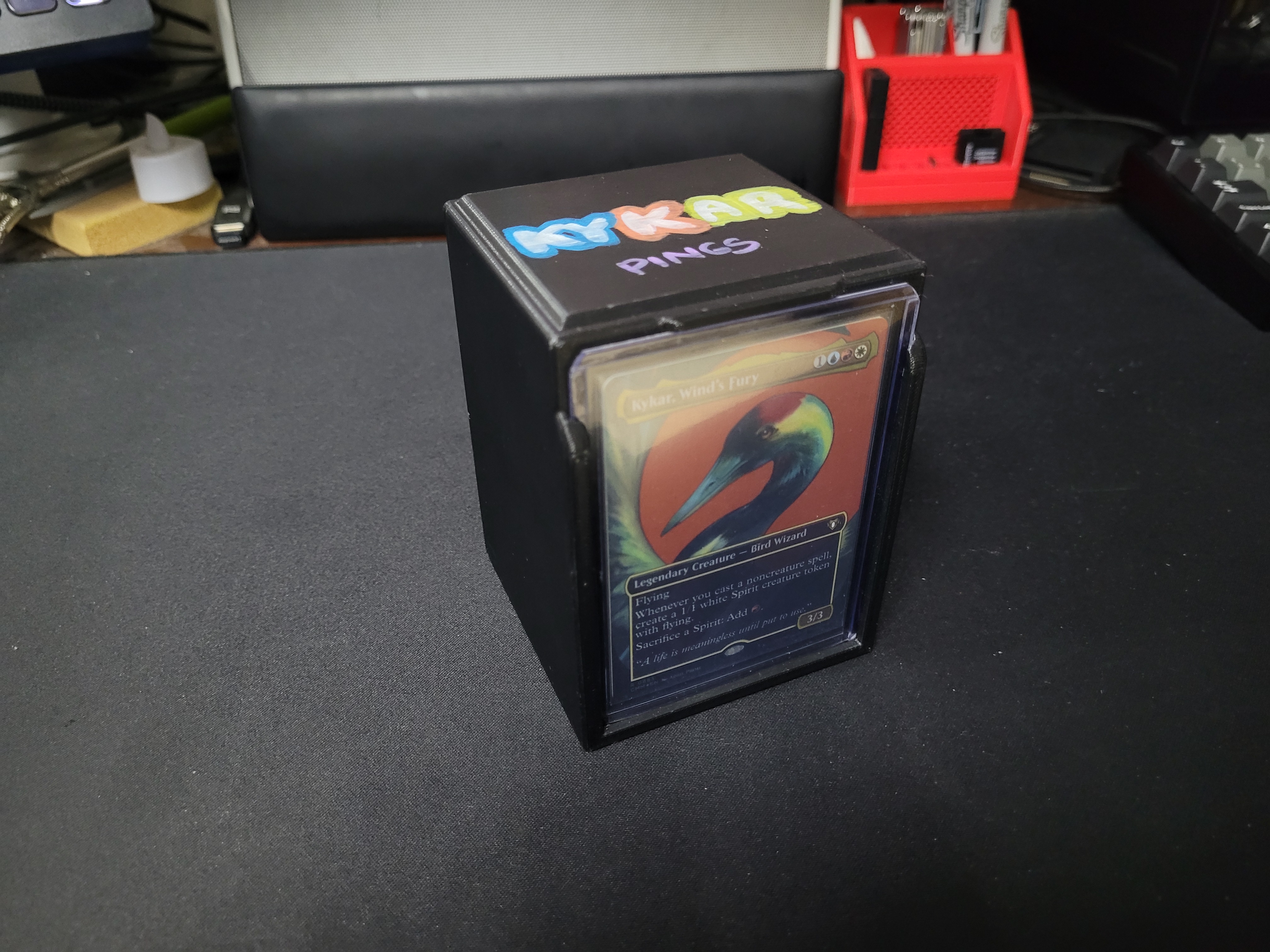 Stackable MTG Commander Display Deckbox - Top Loader Display EDH 100 Card