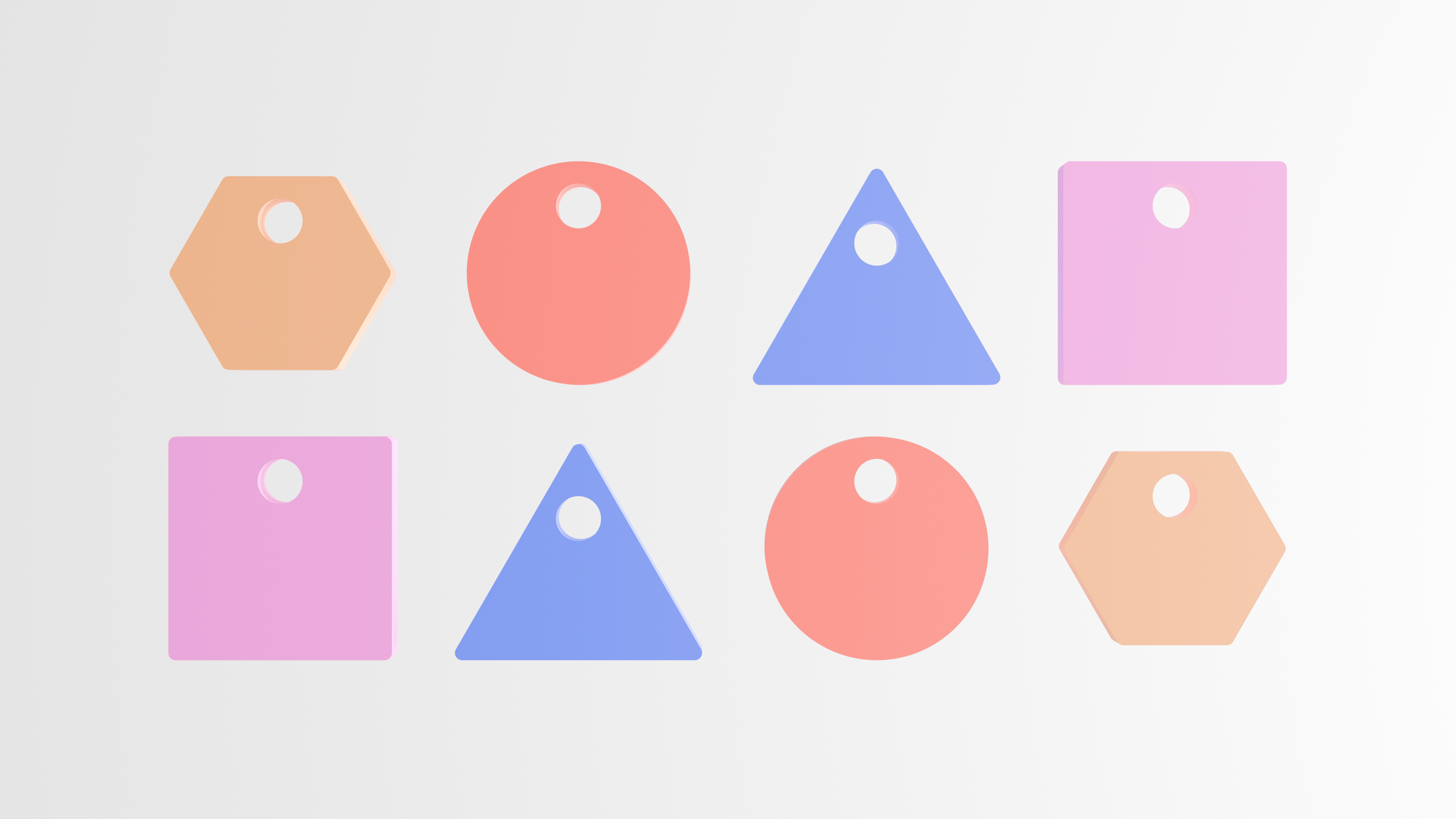 Geometric Keychain Identifier