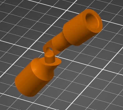 Updated Strut Design for Dog Bowl Mount